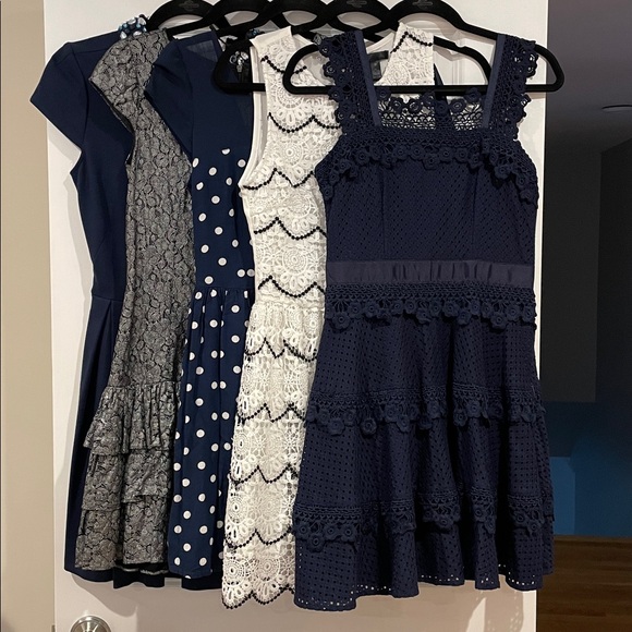 5 dresses bundle (Aqua, A&F, Cynthia Steffe) - Picture 1 of 14